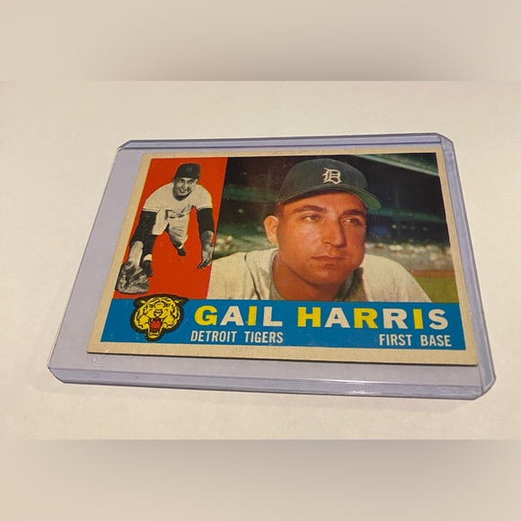 1960 Topps Baseball Card Other - Gail Harris 1960 Topps Baseball Card # 152 Detroit Tigers Vintage Collectible